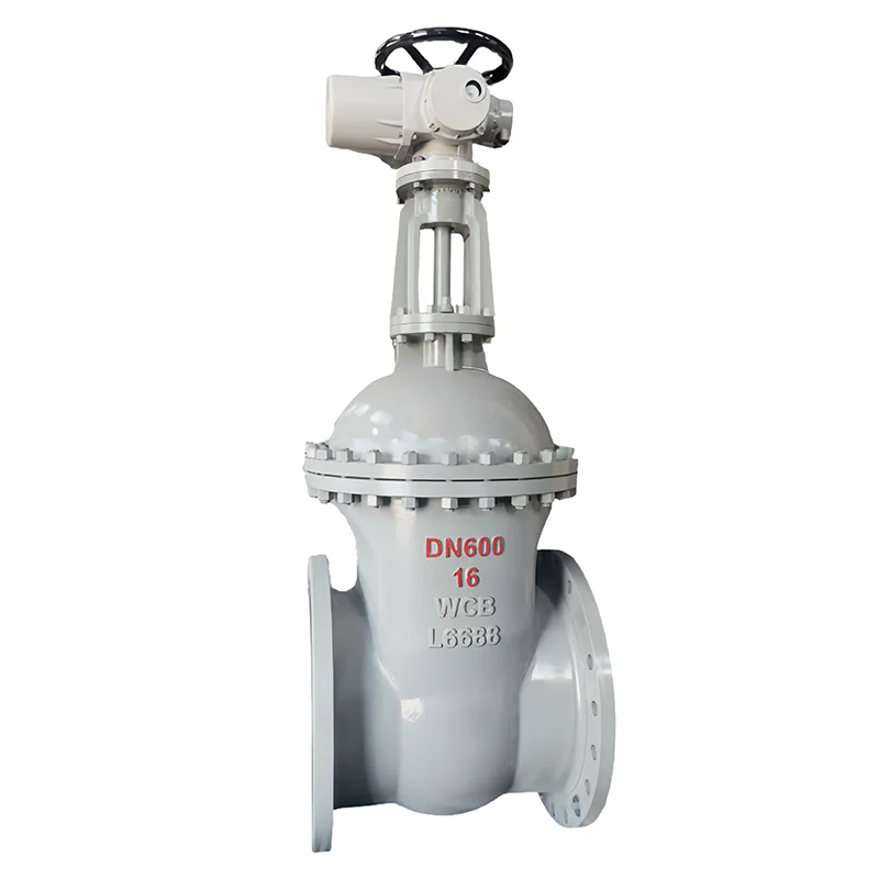Válvula de porta flangeada elétrica de aço carbono