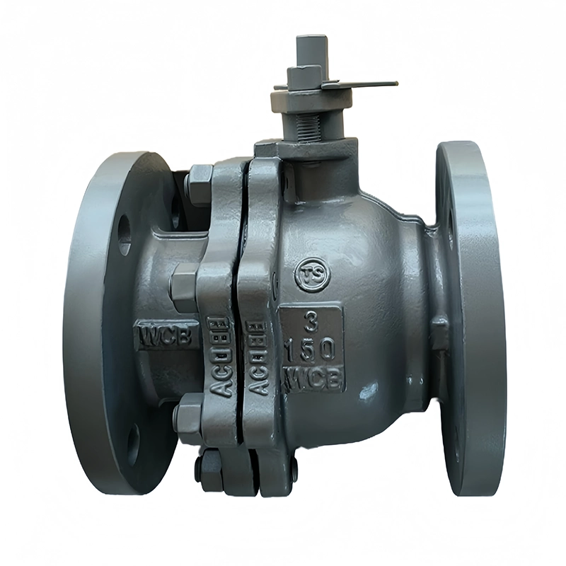 Válvula de esfera com flange de aço carbono