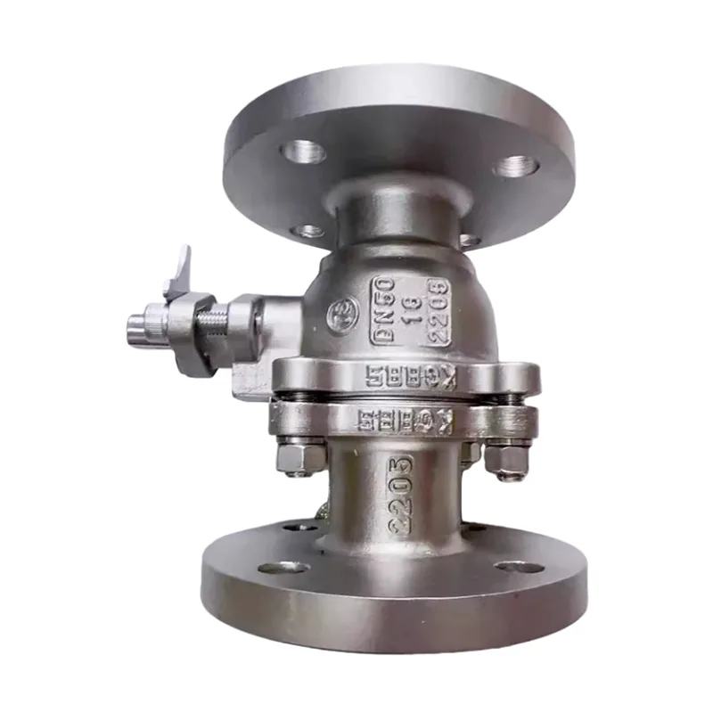 Válvula de esfera de flange de aço duplex